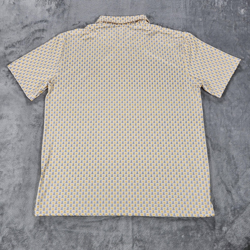 Presidents Cup Shirt Mens XL White Trophy Print Golf Polo Barstool Golf - Picture 3 of 11